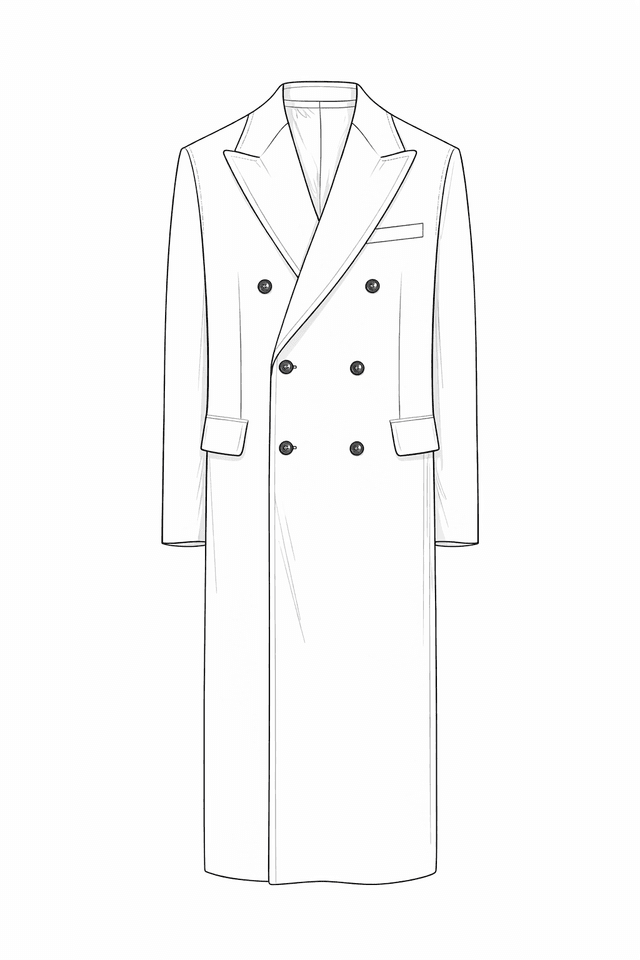 Overcoat — Peak Lapel