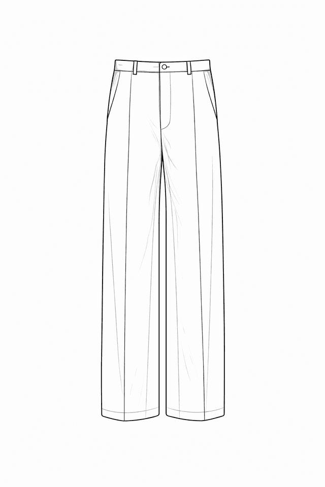 Wide Leg Trousers