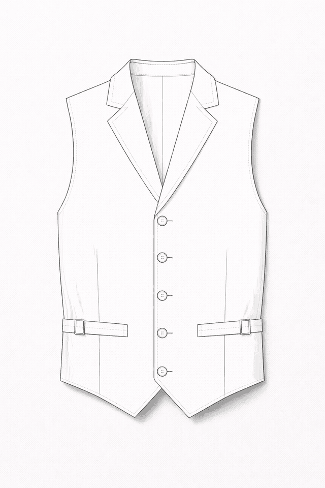 Notch Lapel Vest
