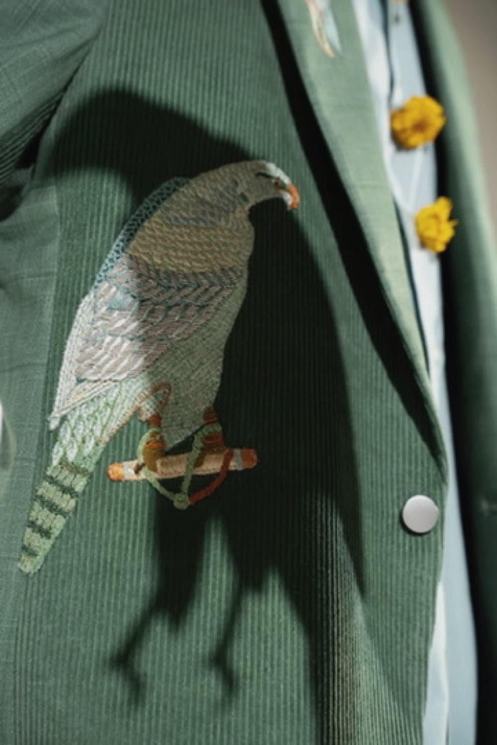 Embroidery detail