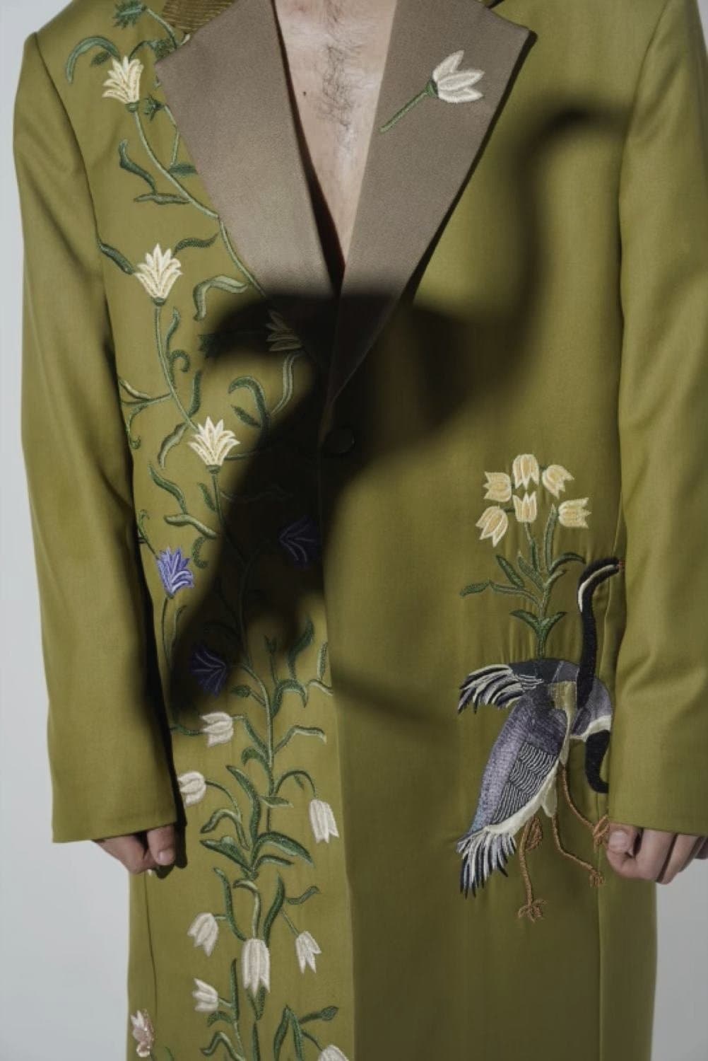 Tibetan Crane Coat, detail 4