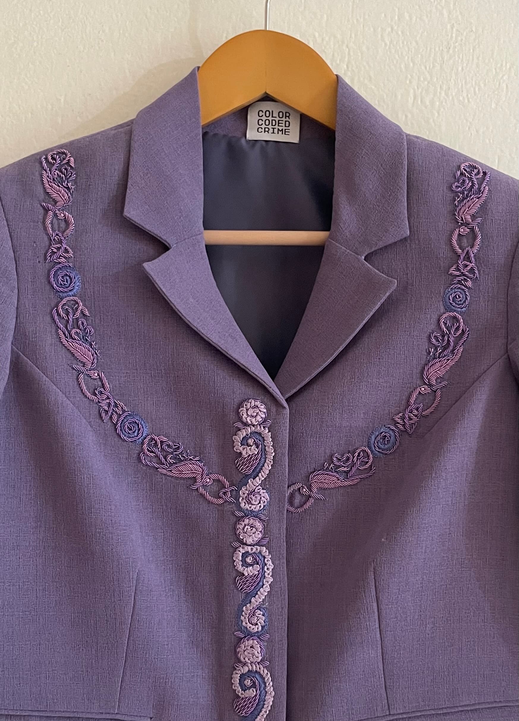 Lavender Paisley Blazer
